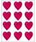 Red Foil Heart Stickers – 560 Pack | Valentine’s Day Classroom Rewards, Crafts & Scrapbooking